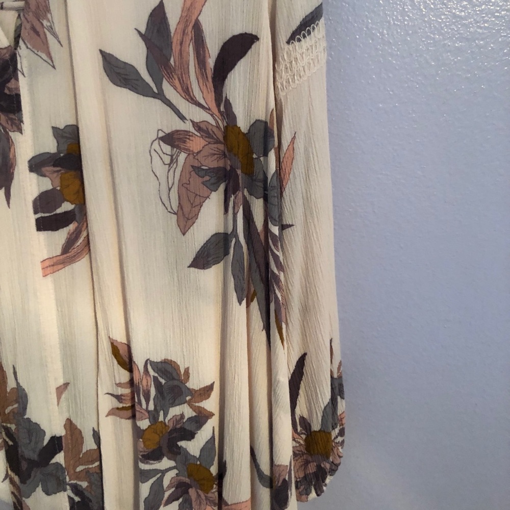 Free People Electric Orchid Print Swing Tunic - Picture 4 of 6